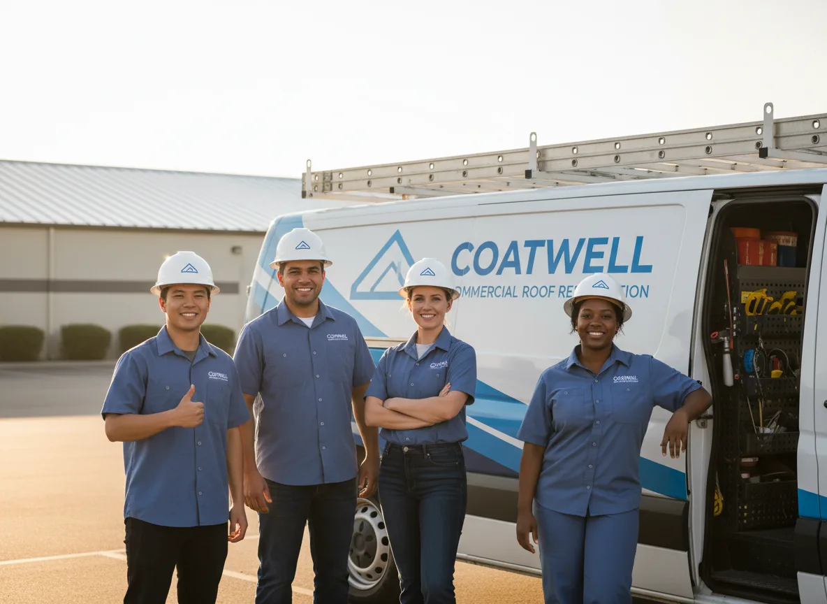Commercial roof coating company in Pursglove, WV